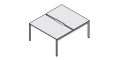 Сдвоенный стол RM-2.2(x2)+F-46